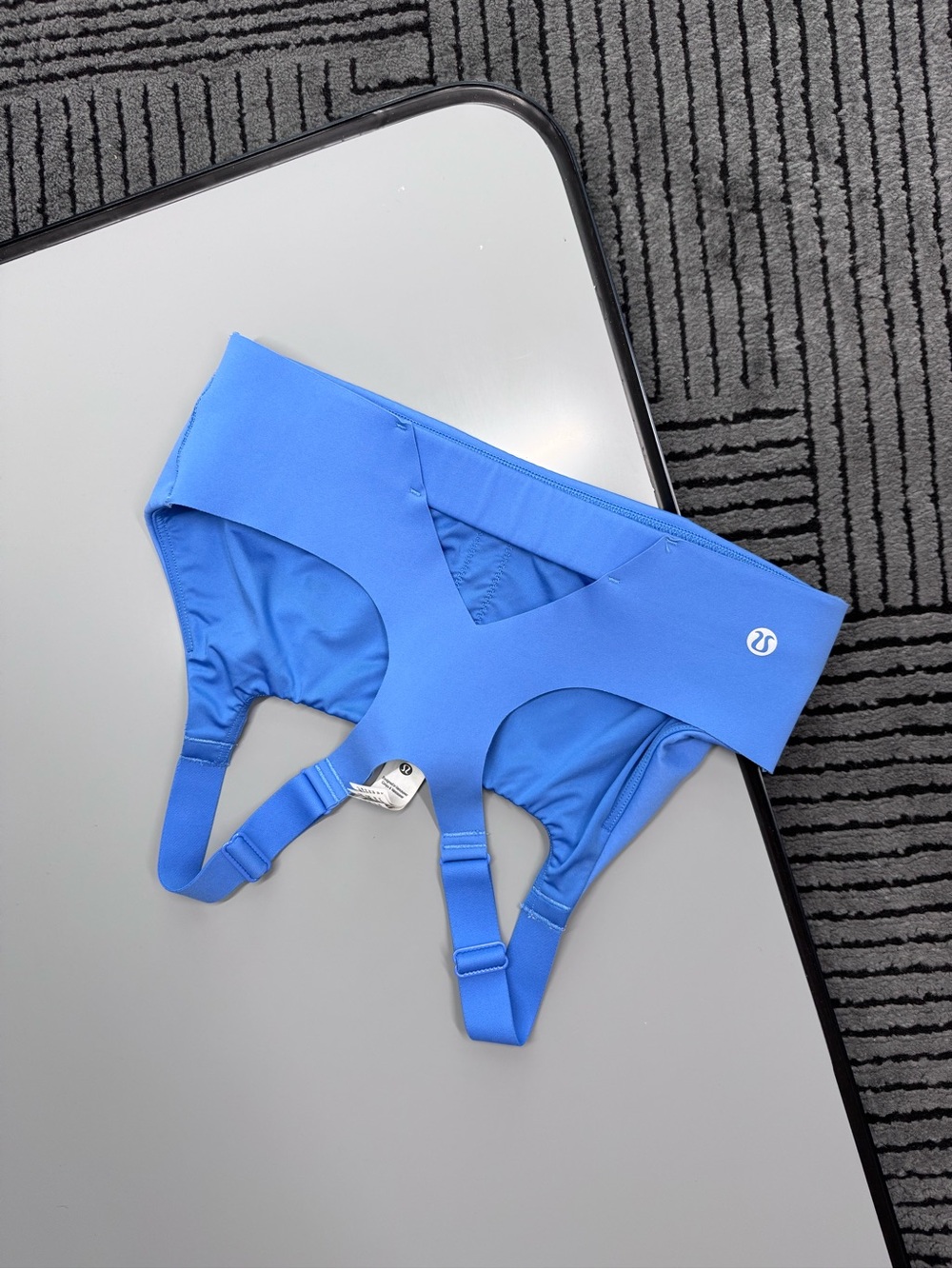 lululemon Athletic Bright Blue Strappy Sports Bra